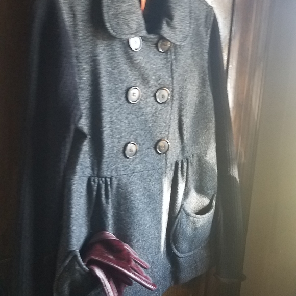 Cop Copine, Tweed Jacket w Knit Sleeves - Picture 9 of 10